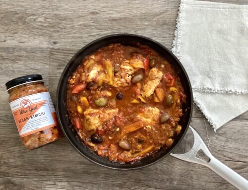 Kimchi Chicken Cacciatore